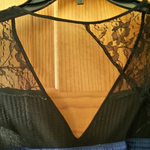 Anthropologie Niki Tlanapan Patchwork Lace Silk Maxi Dress 0 NWT $368 - Picture 5 of 12